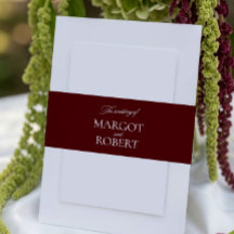 Mariage Minimaliste Élégant Classique Bourgogne