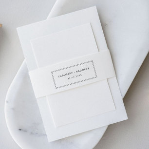 Bandeau De Faire-part Mariage minimaliste élégant moderne