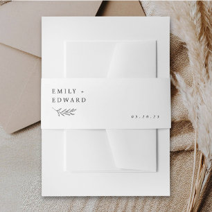 Bandeau De Faire-part Mariage Minimaliste Moderne