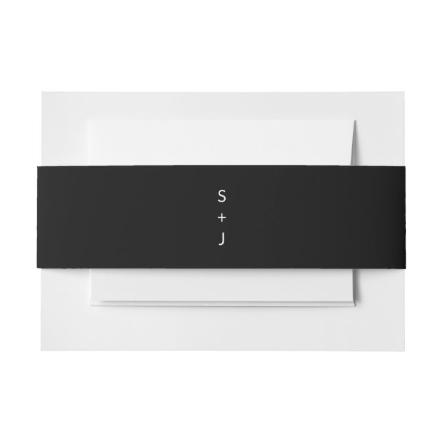 Bandeau De Faire-part Mariage moderne (Devant Example)