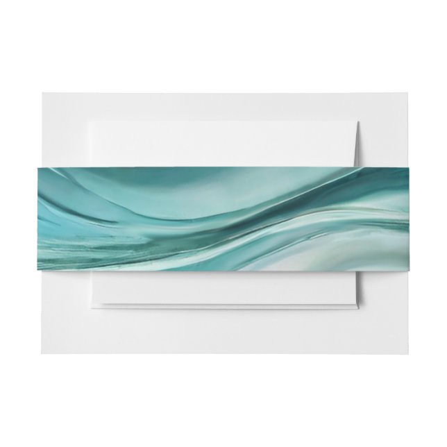 Bandeau De Faire-part Mariage-moderne Emerald Green- (Devant Example)