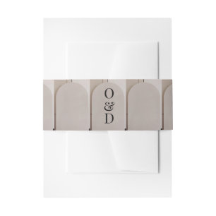 Bandeau De Faire-part Mariage Moderne Luxueux en Arche