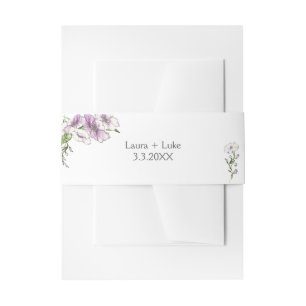 Bandeau De Faire-part Mariage moderne Pansy