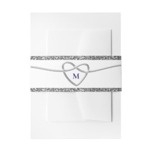 Bandeau De Faire-part Mariage Monogramme Chic Heart