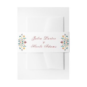 Bandeau De Faire-part Mariage Motif classique complexe de géométrie vint