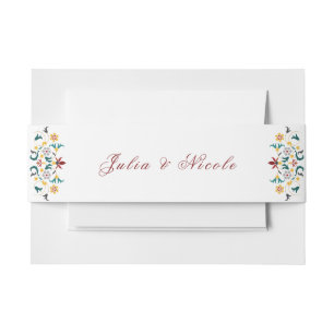 Bandeau De Faire-part Mariage Motif classique complexe de géométrie vint