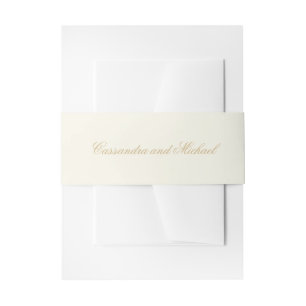 Bandeau De Faire-part Mariage neutre \ blanc cassé
