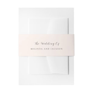 Bandeau De Faire-part Mariage Neutre Moderne Terreux