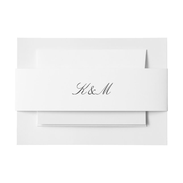 Bandeau De Faire-part Mariage officiel (Devant Example)