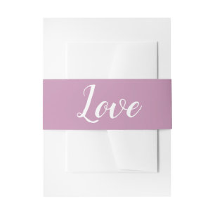 Bandeau De Faire-part Mariage Party de l'Amour Violet