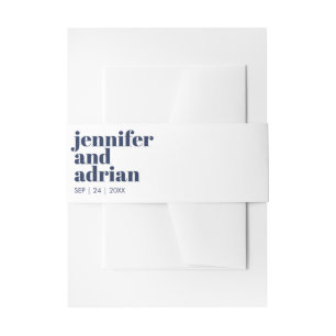Bandeau De Faire-part Mariage personnalisé avec typographie rétro modern