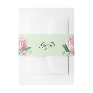 Bandeau De Faire-part Mariage Protea