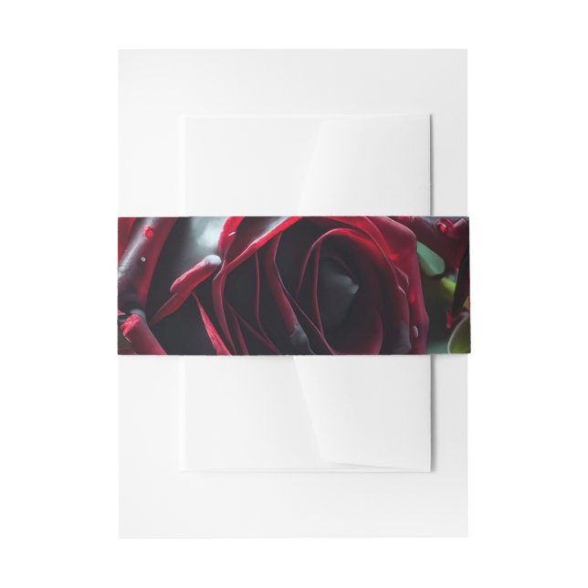 Bandeau De Faire-part Mariage Rose gothique (Devant example)