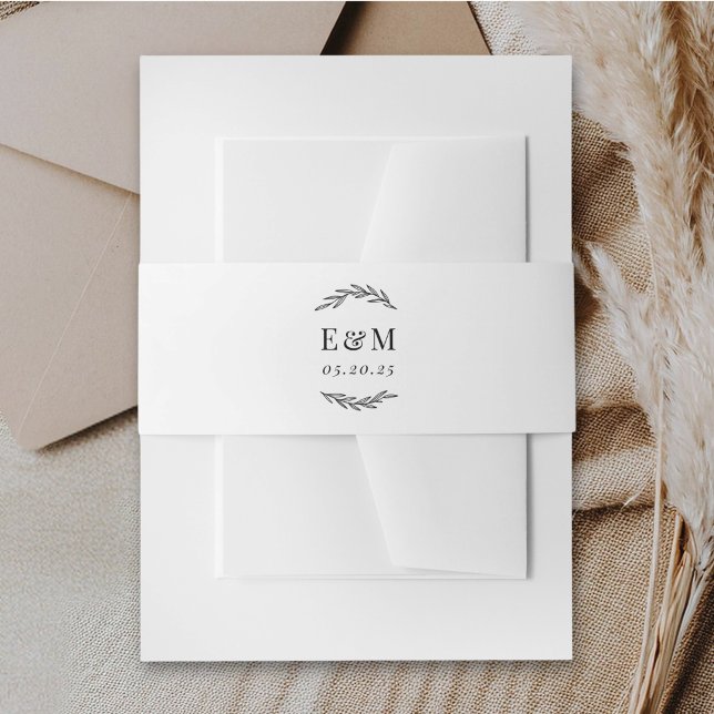 Bandeau De Faire-part Mariage Rustique Moderne (Créateur téléchargé)