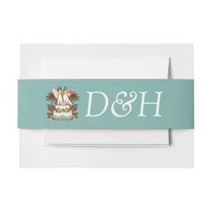 Bandeau De Faire-part Mariage surf Brides