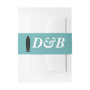 Bandeau De Faire-part Mariage surf Grooms