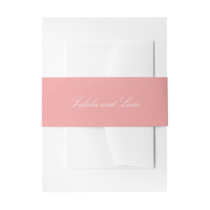 Bandeau De Faire-part Mariage traditionnel corail élégant