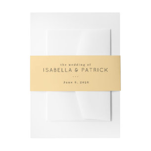 Bandeau De Faire-part Mariage Typographique Élégant Beige
