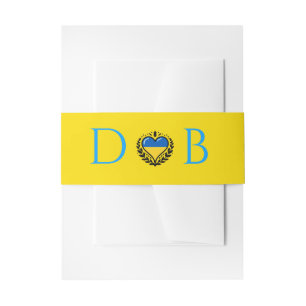 Bandeau De Faire-part Mariage ukrainien en couple