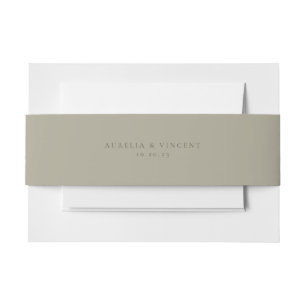 Bandeau De Faire-part Mariage vert Terre solide