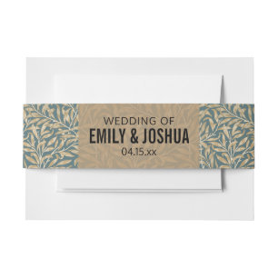 Bandeau De Faire-part Mariage victorien Mariage vintage 1844 Oeuvre arti