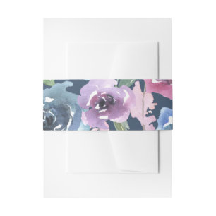 Bandeau De Faire-part Midnight Blooms Mariage personnalisé