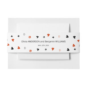 Bandeau De Faire-part Mignonne Whimsical Français Bulldog Mariage papete
