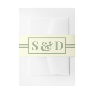 Bandeau De Faire-part Minimal Modern Editable Wedding