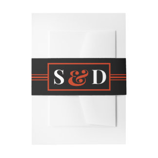 Bandeau De Faire-part Minimal Modern Editable Wedding