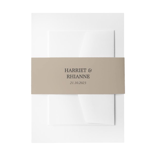 Bandeau De Faire-part Minimaliste champignon (Devant example)