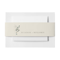 Minimaliste Rustic Gold Greenery Mariage personnal