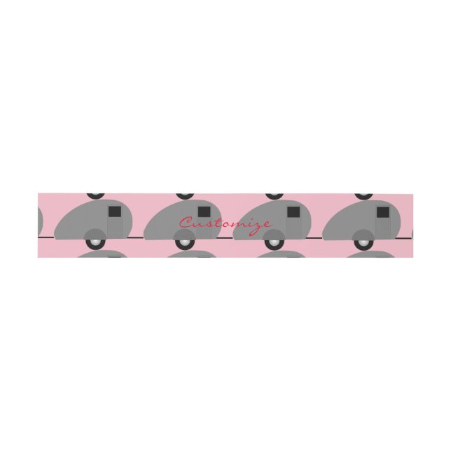 Bandeau De Faire-part Minuscule remorque Teardrop Thunder_Cove (Plat)