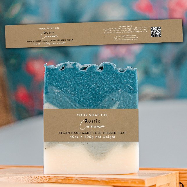 Bandeau De Faire-part Modèle de bande de savon de la barre cosmétique Ét (Créateur téléchargé)