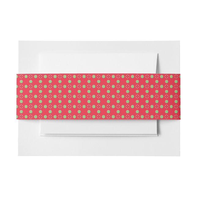 Bandeau De Faire-part Modèle de charme des fêtes de Noël 03 -  (Devant Example)