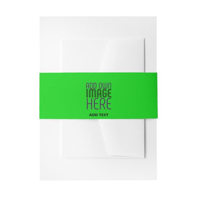 BANDEAU DE FAIRE-PART MODELE DE TEXTE D'IMAGE VERT CITRON ÉDITABLE MODER (Devant example)