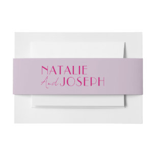 Bandeau De Faire-part Moderne Colorful Bold Unique Mariage lunaire