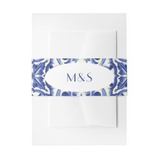 Bandeau De Faire-part Moderne Italien Bleu La Dolce vita