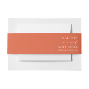 Bandeau De Faire-part Moderne minimaliste Élégant Vérone Sunset Mariage