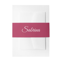 Monogramme minimaliste rose cerise rose