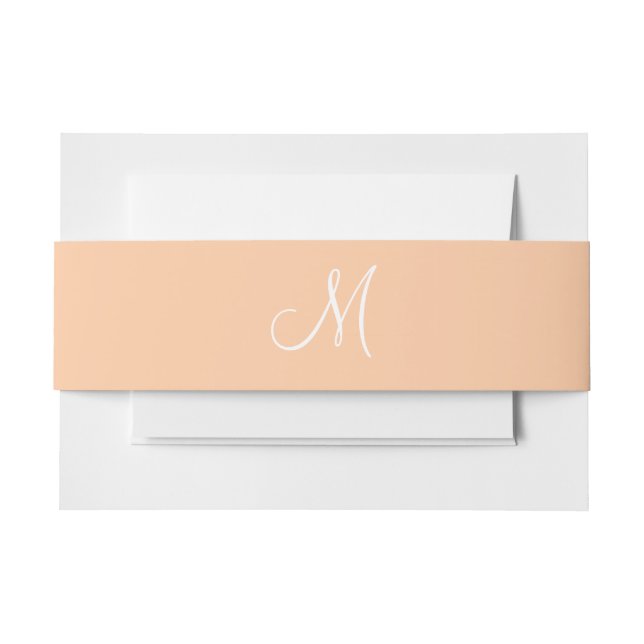 Bandeau De Faire-part Monogrammes Pêche profonde (Devant Example)