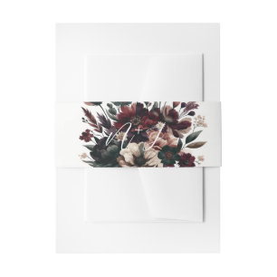 Bandeau De Faire-part Moody Rustic Garden Florals Mariage bohémien