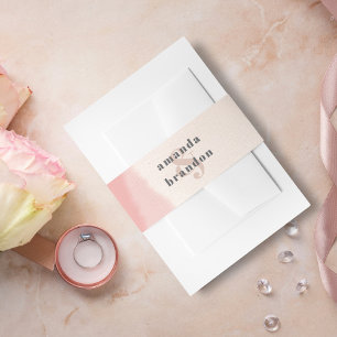 Bandeau De Faire-part Mot de passe en gras minimaliste - Mariage en gras