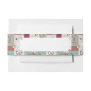 Bandeau De Faire-part Motif 2 d'édredon de bébé