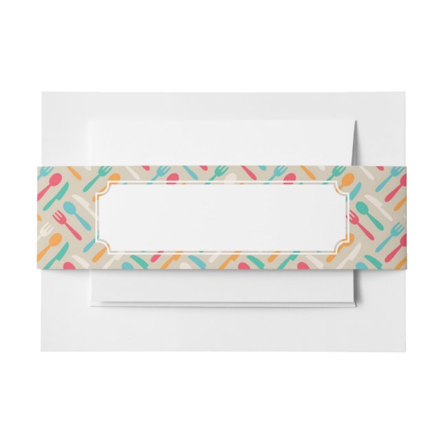 Bandeau De Faire-part Motif 3 de cuisine (Devant Example)