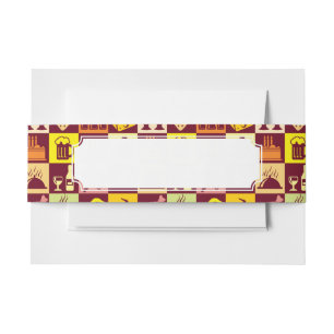 Bandeau De Faire-part Motif 3 de nourriture