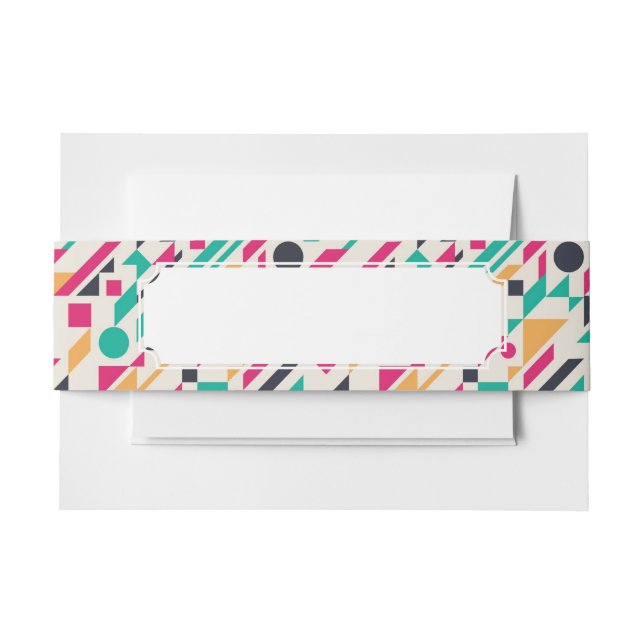 Bandeau De Faire-part Motif abstrait 3 (Devant Example)