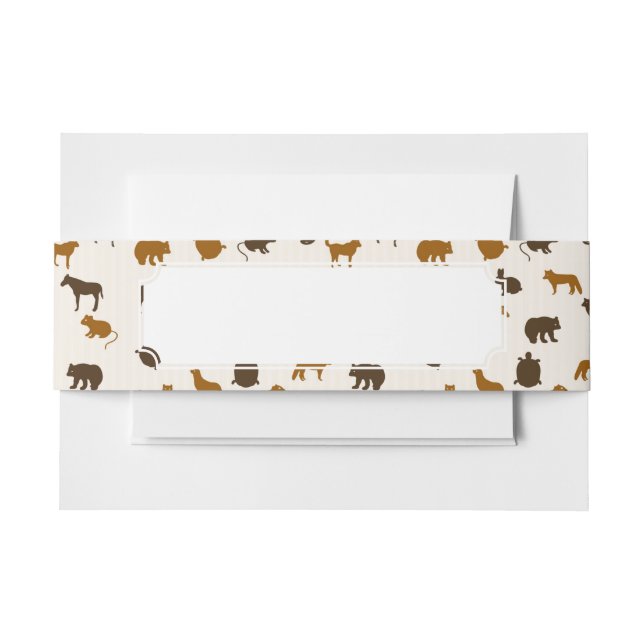 Bandeau De Faire-part Motif animal 1 (Devant Example)