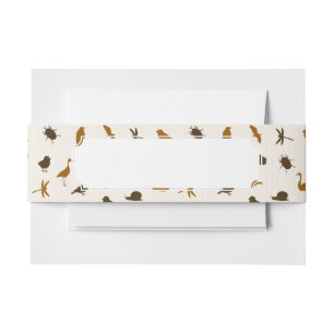 Bandeau De Faire-part Motif animal 2