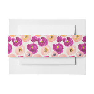 Bandeau De Faire-part Motif botanique d'aquarelle