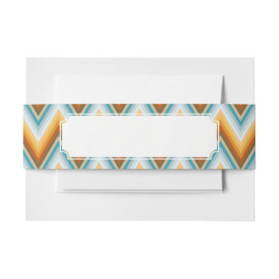 Bandeau De Faire-part Motif d'arrière - plan de Chevron